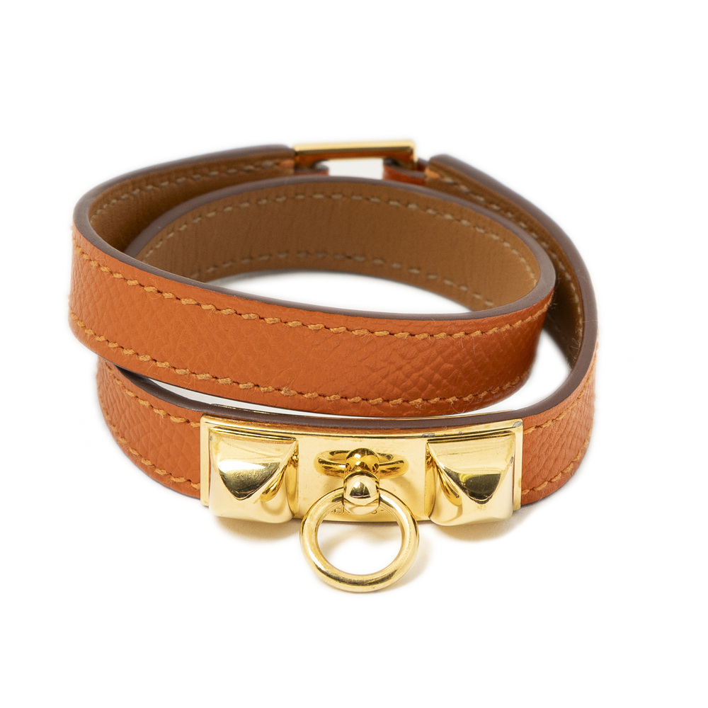 Hermes Rivale Double Tour Bracelet S